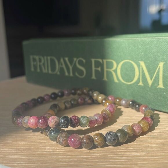 Urban Outfitters | 2 Mixed Tourmaline Beaded Bracelet OS - Picture 5 of 7